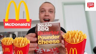 McDonald's *NEW* Double BBQ Quarter Pounder Burger With Cheese Review | Food Review