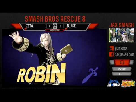 Jax Smash Weekly 4/14/16 - Zeta(Marth) Vs. Blake(Robin) LR5