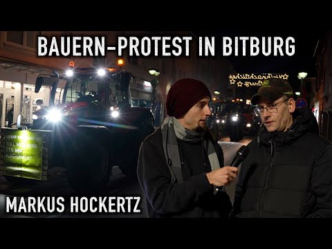 Bauern-Protest in Bitburg - Markus Hockertz im Interview