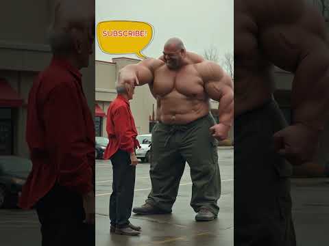 Old office kungfu master vs Giant.  Who wins? AI desides #shaolin #superpunch