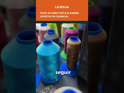 Felipe Alvarez visitó el barrio Hospital de Chamical