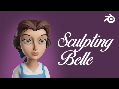 Belle sculpting & modeling (Blender)