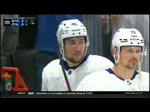 May 12 2022 Tor Leafs @ TBL Lightning Game 6 OT 3 - 3