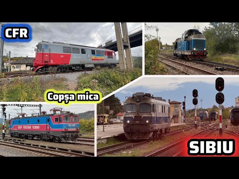 [4k] Trenuri CFR în județul Sibiu 🚦