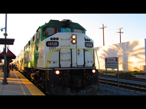 3/28/19 Railfanning El Monte from the late afternoon to late night Video