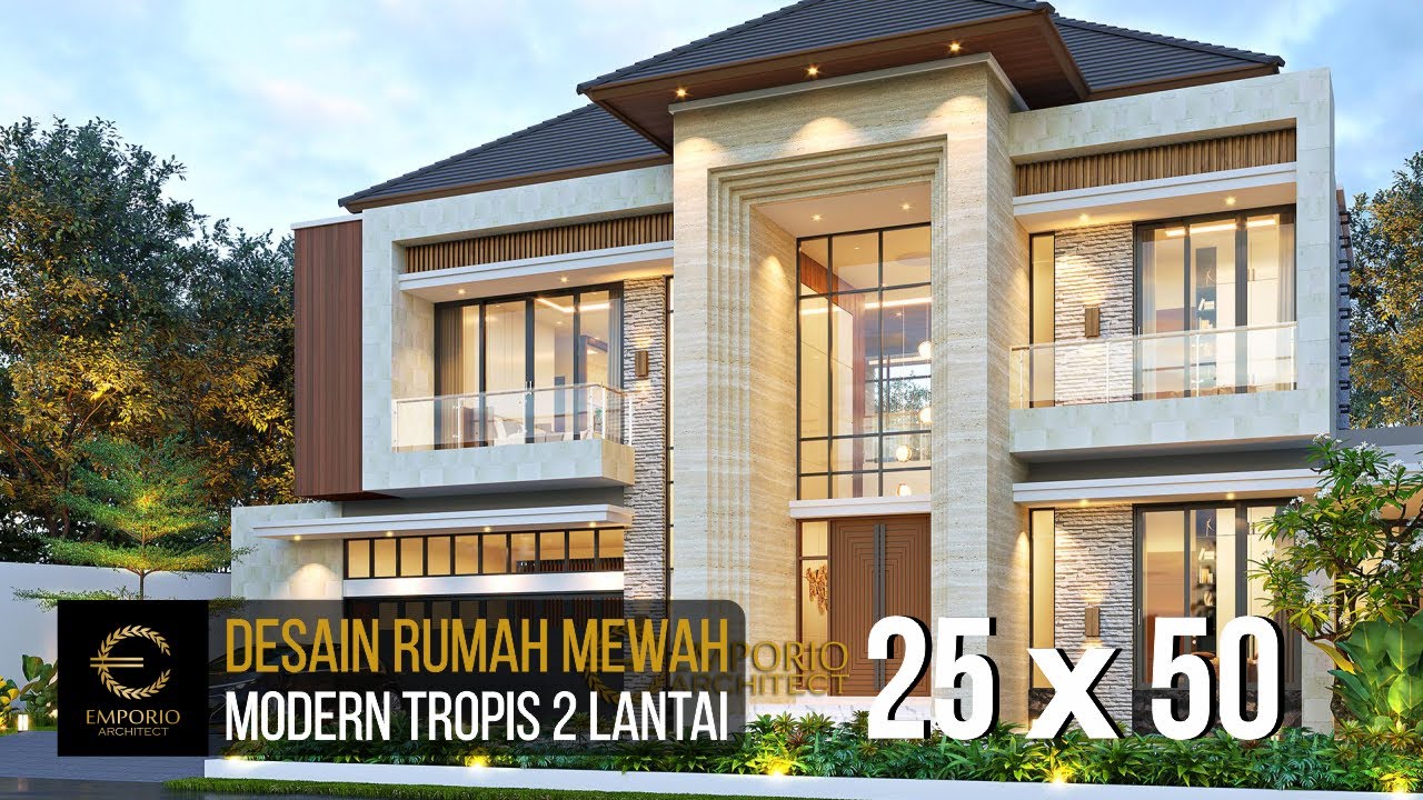 Video 3D Mrs. Dyni Modern House 2 Floors Design - Depok, Jawa Barat