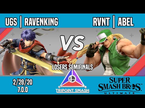 Tripoint Smash 99 - Losers Semifinals - UGS | Ravenking(Ike) Vs. RVNT | Abel(Terry)
