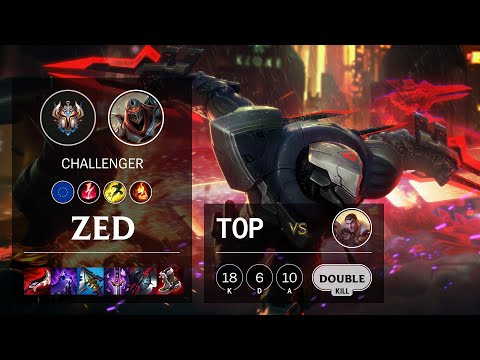 Zed Top vs Jayce - EUW Challenger Patch 11.24b