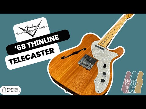 Fender Custom Shop ’68 Vintage Custom Thinline Telecaster 2023 Aged Natural image 24