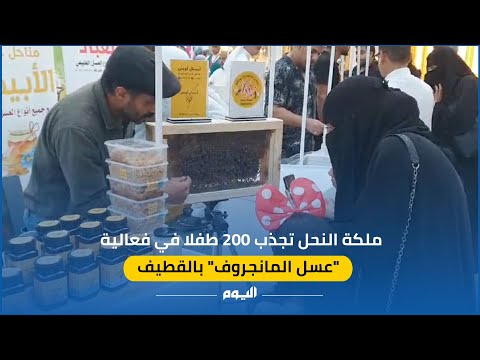 فيديو| ملكة النحل تجذب الأطفال في فعالية 