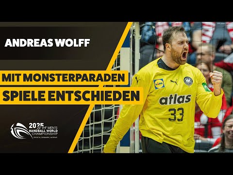 Die besten Szenen vom deutschen Keeper Andreas Wolff | Männer-WM 2025 | SDTV Handball