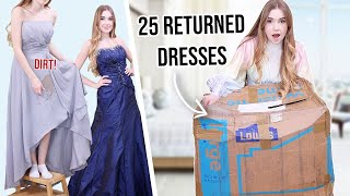 I Bought Prom Dress Returns *25 dresses for cheap!!*
