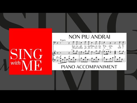 Non piu andrai - Accompaniment - Mozart
