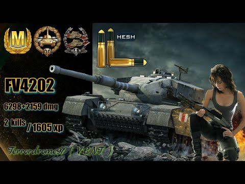 WotBlitz - FV4202,  ...ACE,  6298+2159 dmg,  2 kills,  1605 xp