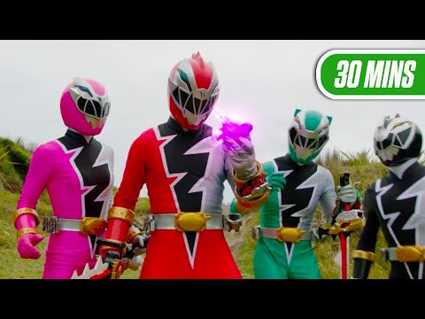 Green & Black Rangers Unlocked 🖤💚 | Power Rangers Dino Fury 🦖 | Best Fights |  Cartoon | 20 Mins