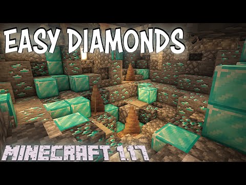 Easy ways to find Diamonds in Minecraft 1.17 Survival | NEVER Run out of Diamonds again!