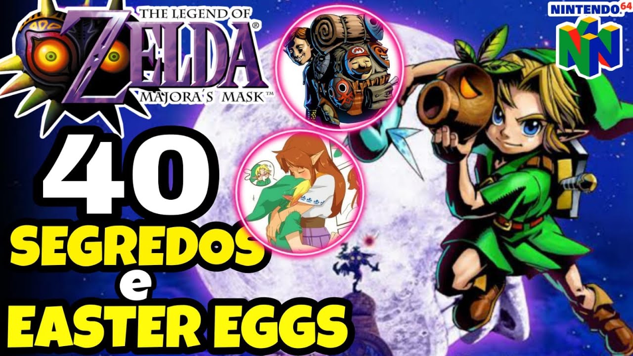 40 SEGREDOS e EASTER EGGS em The Legend of Zelda: Majora's Mask (N64)