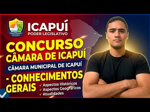 Concurso público da Câmara Municipal de Icapuí CE/ ￼ conhecimentos específicos ￼