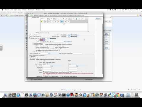 Using Message Center In Skyward