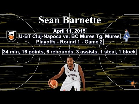 Sean Barnette - U-BT Cluj vs. BC Mures 2015 Playoffs R1.G2