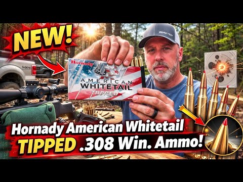 (NEW!) Hornady American Whitetail TIPPED! .308 Win. 150 gr. #shooting