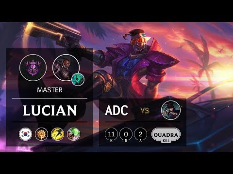 Lucian ADC vs Caitlyn - KR Master Patch 10.1