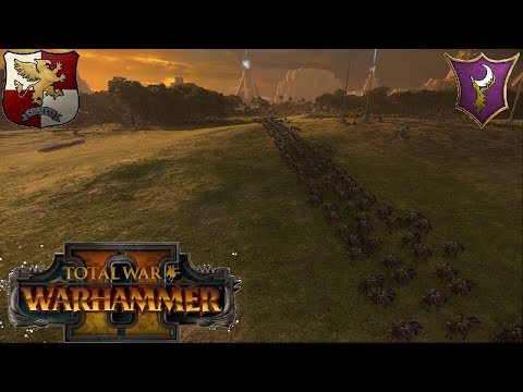 That's a lot of Crossbows! - Empire vs Dark Elves | Multiplayer Battle #120 | Total War Warhammer 2