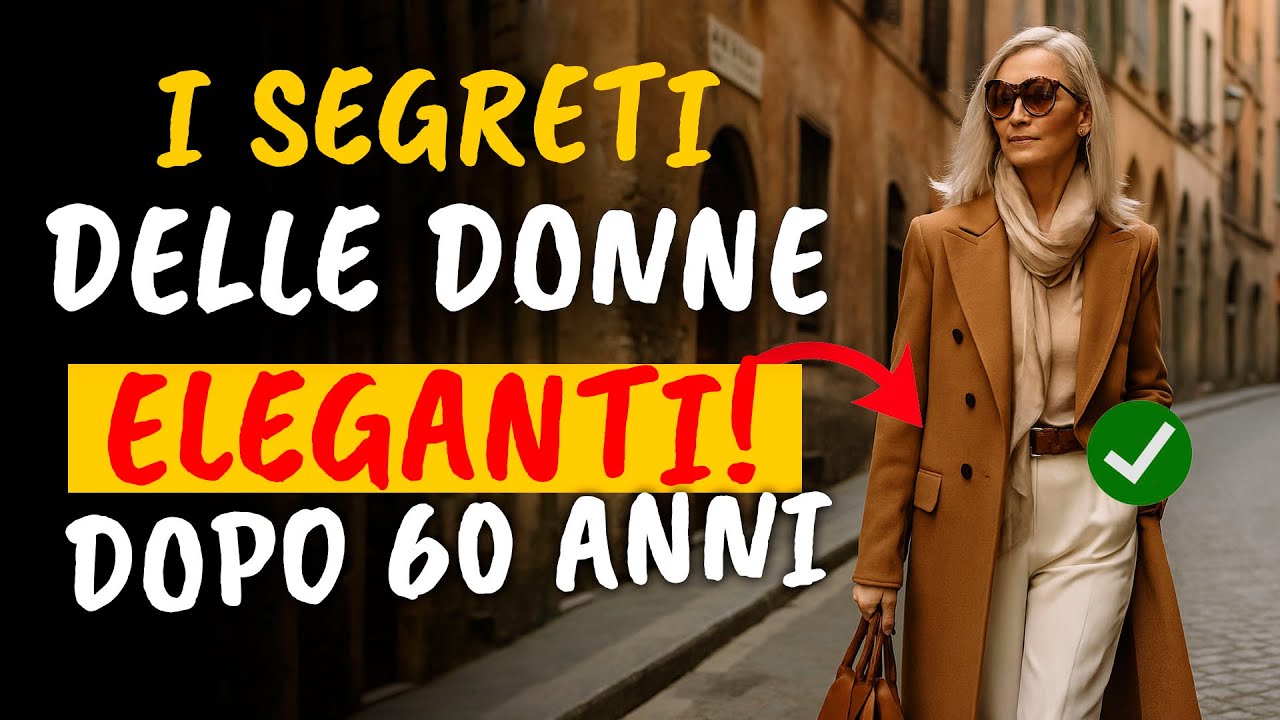 7 capi ESSENZIALI che ogni donna elegante over 60 DEVE avere nell'armadio.