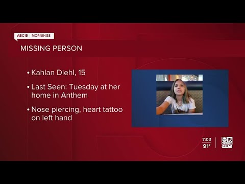 MCSO searching for missing 15-year-old girl from Anthem