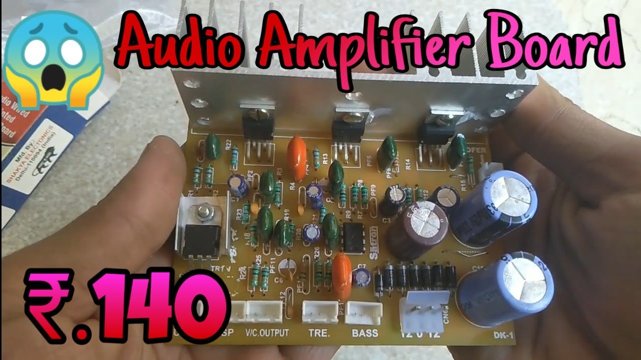 Watch video 2050 Transistor Amplifier Board {2.1 Channel} Unboxing & Review Now 2050 Transistor Amplifier Board {2.1 Channel} Unboxing & Review
