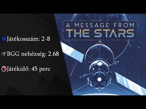 A Message From The Stars részletes bemutató - Board Game Addicts