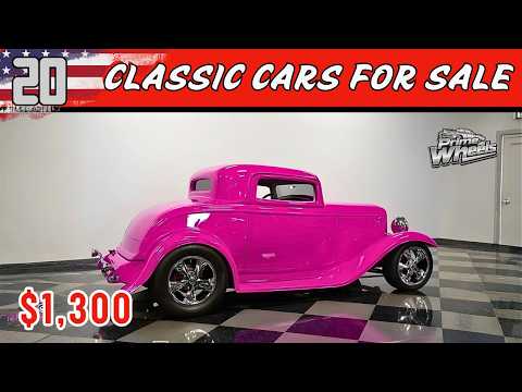 20 Cheap Classic Cars For Sale by Owner today