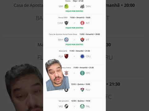 #brasileirao 5°rodada #santos #atleticomineiro #bahia #flamengo #corinthians #fluminense #palmeiras