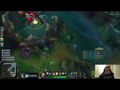 League Of Legends S7 — Scarra as Ezreal Blitzcrank vs Jhin Morgana Bot  Ranked Gameplay