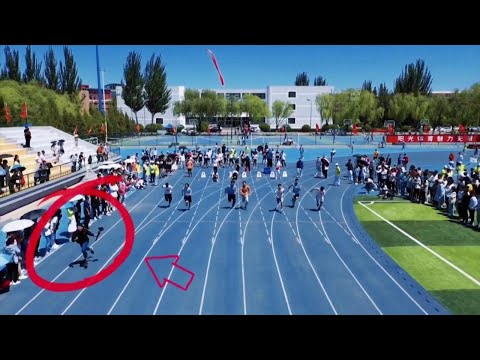 Cina, a vincere i 100 metri è il cameraman: corre più veloce di tutti gli atleti in gara