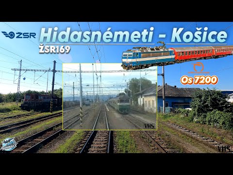 Cabview ► GVD 2006 / 🇭🇺 Hidasnémeti - Košice / ŽSR 169 / Os 7200 ► Historic EuroCity Train Ride