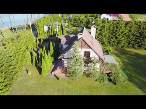 Domek w Małkinii widok z drona