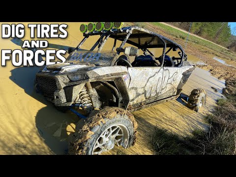 BUSTED KNUCKLE MEGA RZR GOES MUD BOGGING ON FORCES!