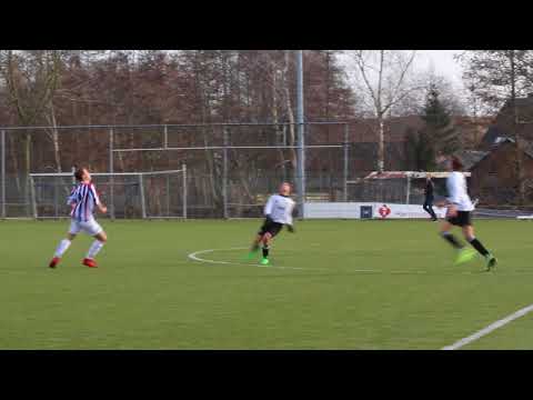 (D) ASC Nieuwland JO15-1 vs JSV Nieuwegein JO15-1 op 17-2-2018