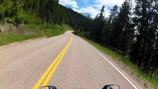 preview picture of video 'Riding Alongside Flathead Lake, south of Bigfork, MT'