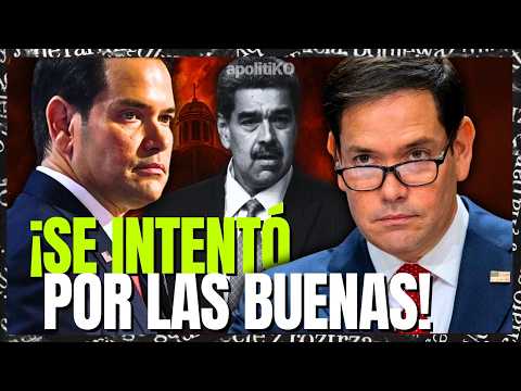 “EL PROBLEMA ES QUE MADURO NUNCA HA CUMPLIDO UN ACUERDO”