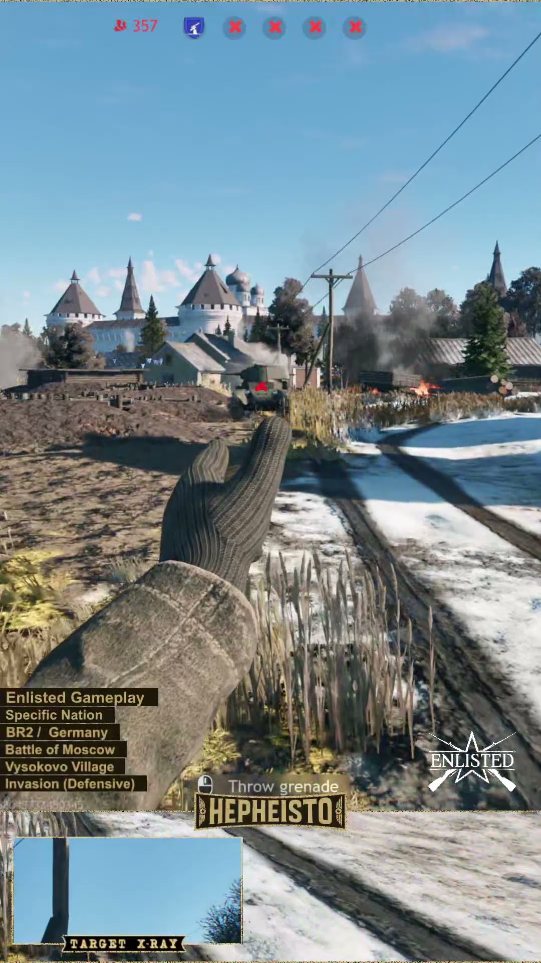 Angineer eliminates Tank BT-7 with Explosives Pack