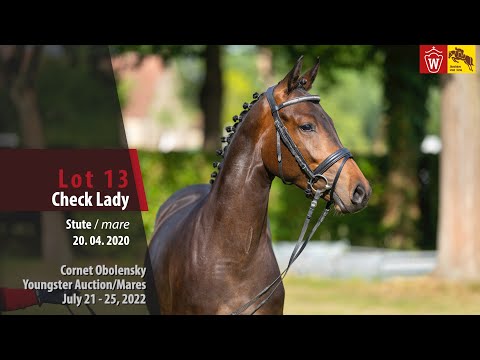 Cornet Obolensky Youngster Auction Lot 13 Check Lady Stute v. Cornet Obolensky - Polydor