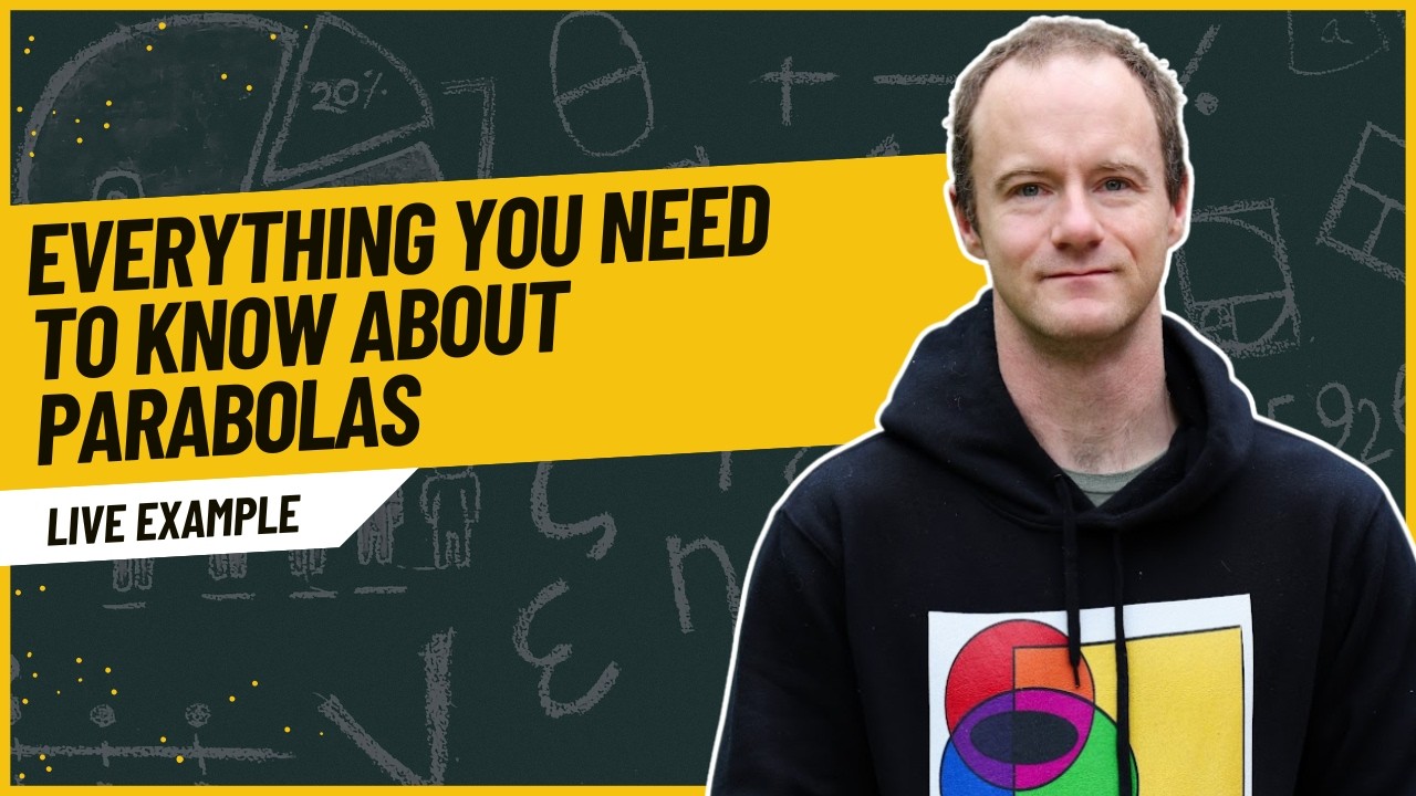 Everything You Need To Know About Parabolas in One Video (Live Lecture)
