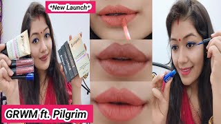Get Ready With Me Ft. Pilgrim New Launch Makeup || Tryout & First Impression|| Krrish Sarkar