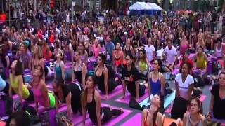 'Gün dönümü' Yoga ile karşılandı