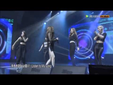 150515 4Minute - Muzik @Tencent K-Pop Live
