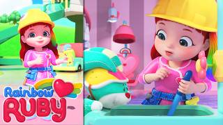 Download lagu Fix the Flood! Ruby Saves the Day! | Rainbow Ruby - WildBrain | Full Episodes for Kids mp3