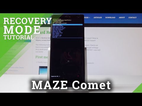 How to Enter Recovery Mode in MAZE Comet - Android System Recovery