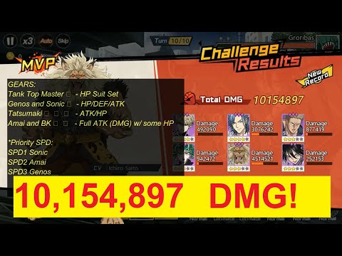 10M POINTS WITHOUT DR. GENUS [BOSS: GRORIBAS]
